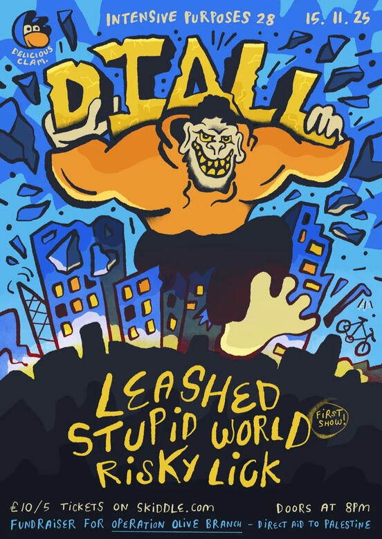 DIALL gig poster