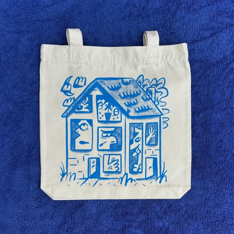 Full house tote bag