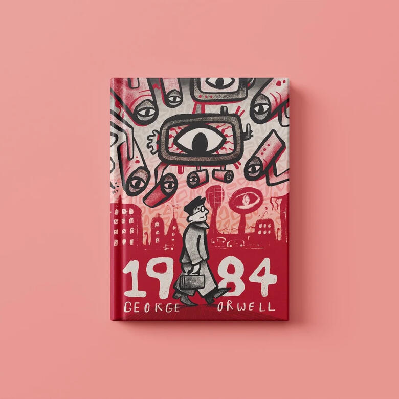 George Orwell's 1984 book cover